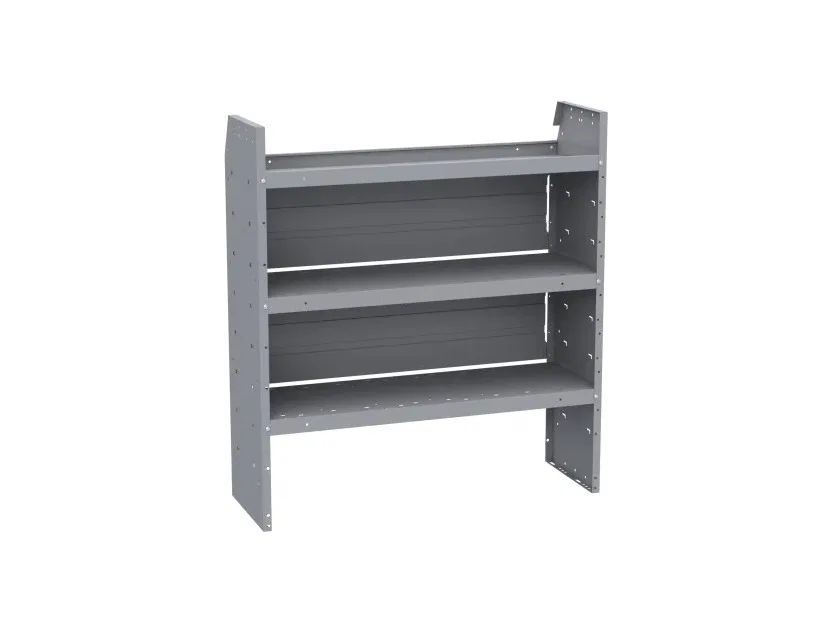 48420 – HOLMAN Van Storage System Shelf Unit, Adjustable 42 Inch Width x 46 Inch Height x 14 Inch Depth Tapered End P...